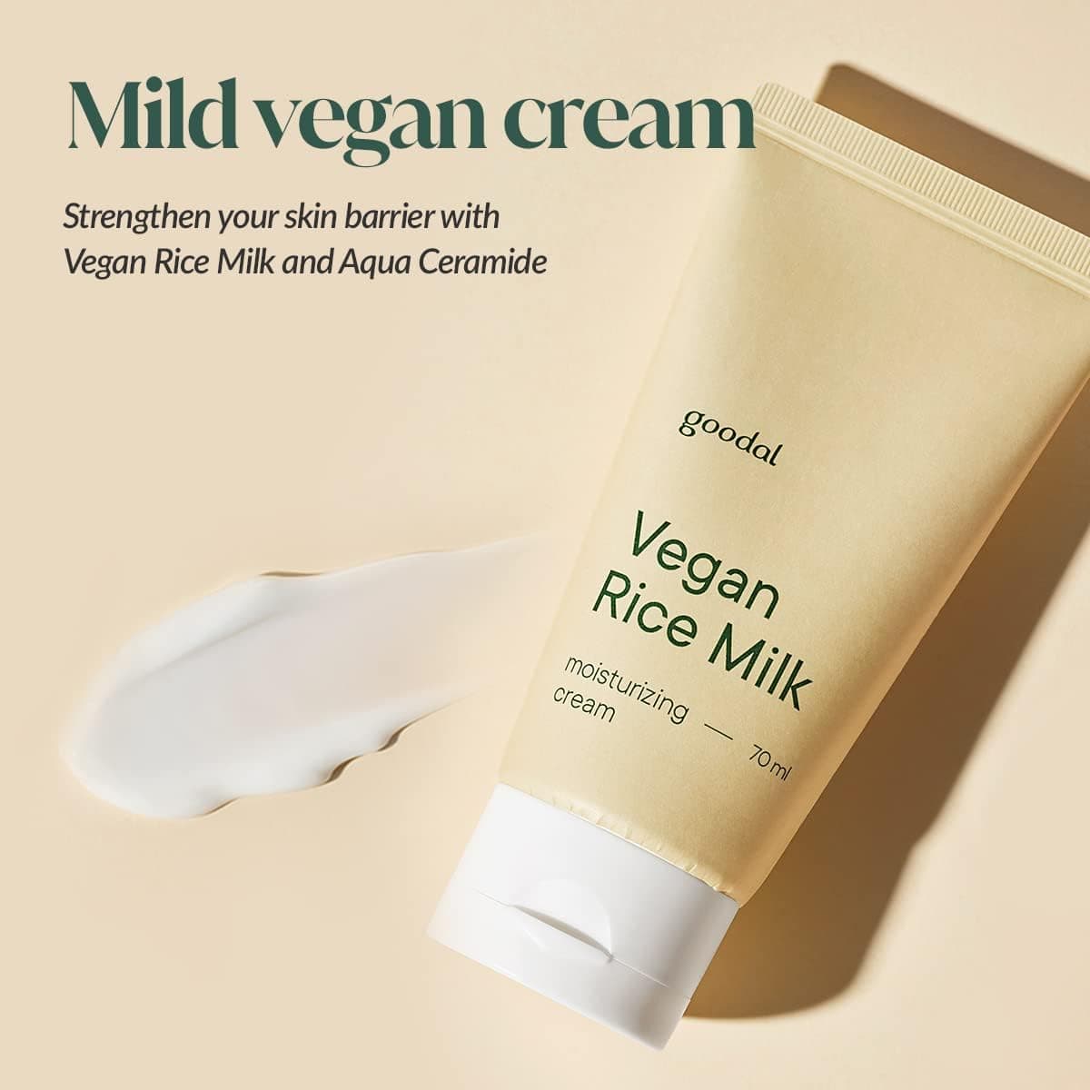 Crema Viso Vegan Rice Milk Moisturizing Cream Goodal