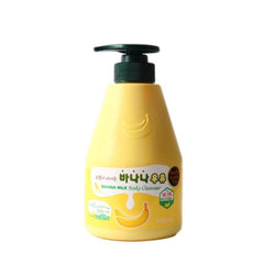Gel Doccia alla Banana Kwailnara Banana Milk Body Cleanser Welcos - 560ml - NuvoleBlu