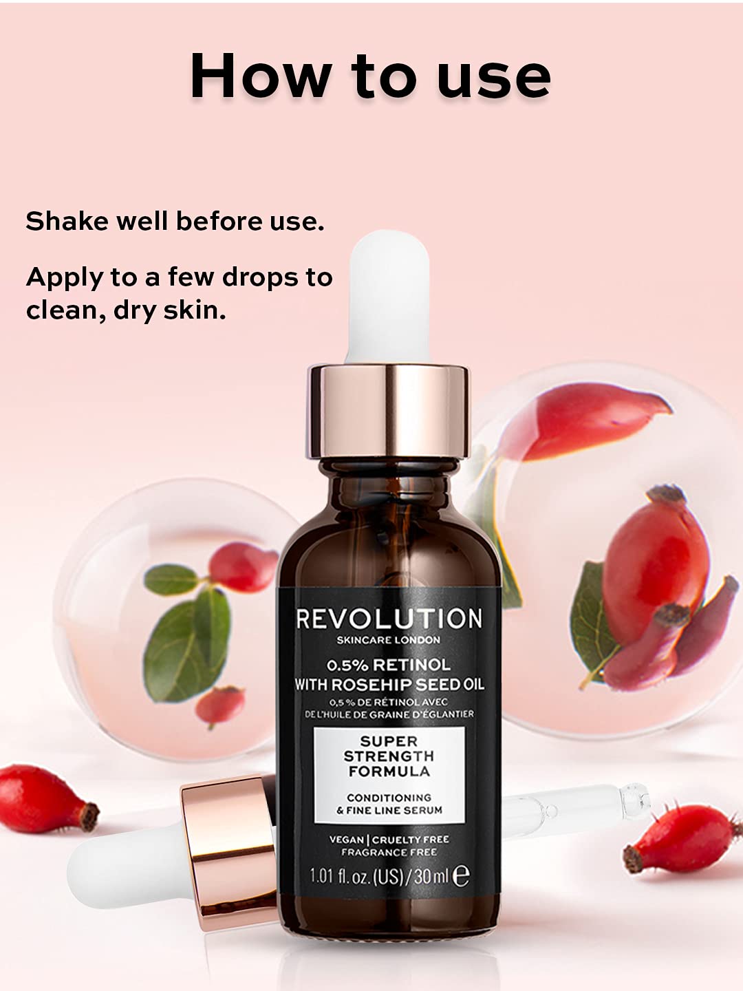Retinol 0.5% With Rosehip Seed Oil Revolution Skincare