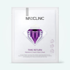Maschera in tessuto alla Melatonina Time Return Melatonin Cream Mask Maxclinic