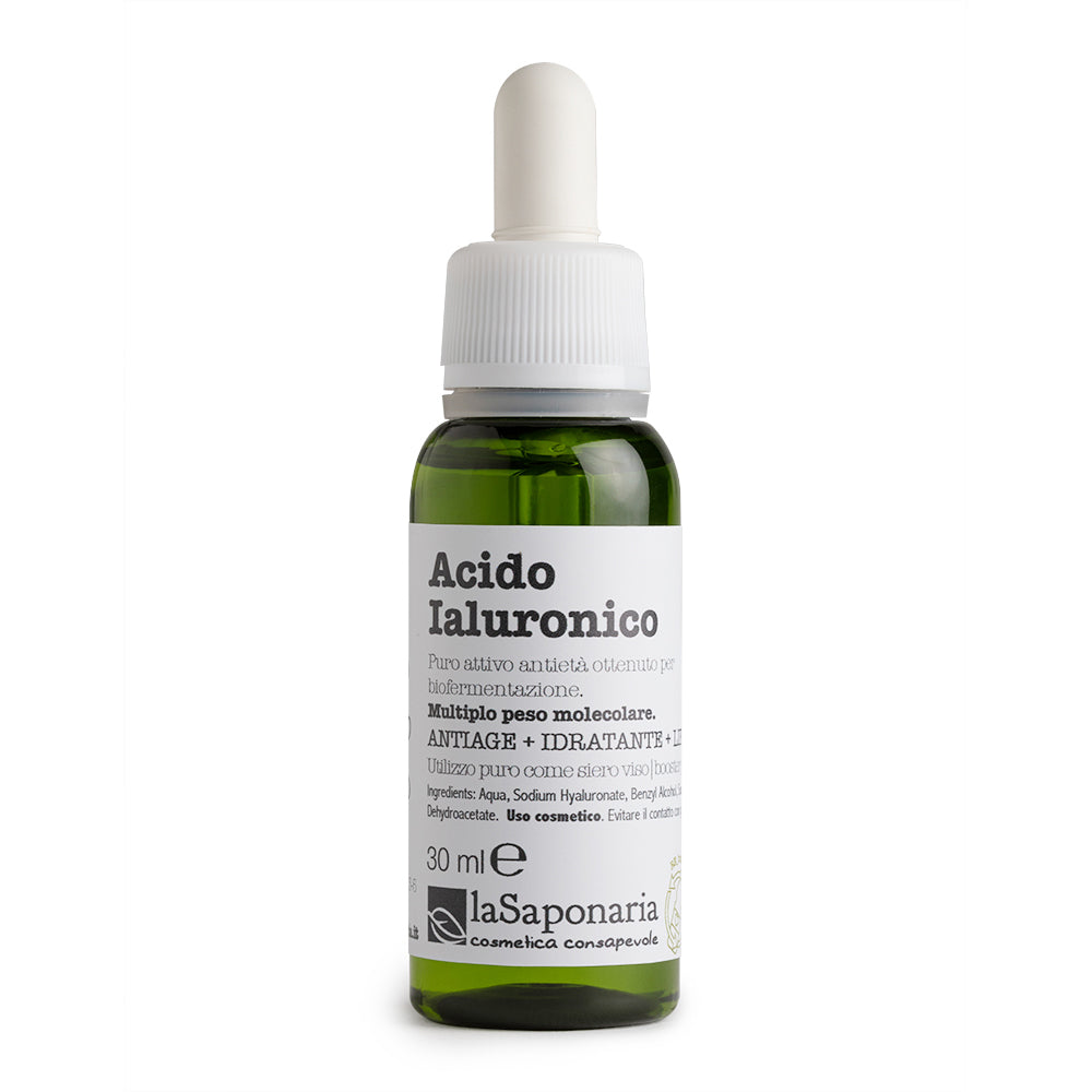 Acido Ialuronico a Multiplo Peso Molecolare La Saponaria (Antiage + Idratante + Lift) - 30ml - NuvoleBlu
