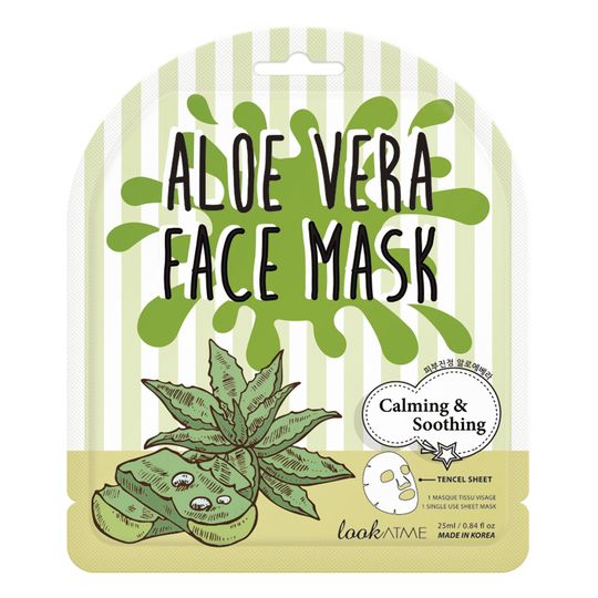 Aloe Vera Face Mask Calmante e Lenitiva Look at Me - NuvoleBlu