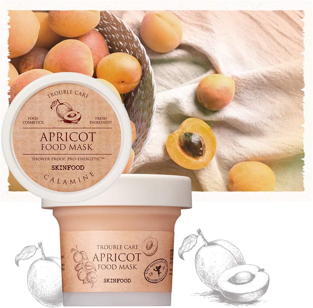 Apricot Mask Skinfood - 120gr (calmante, lenitiva) - NuvoleBlu