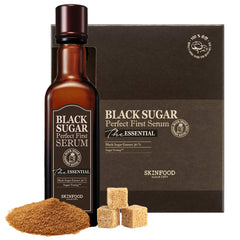 Siero Viso Black Sugar Perfect First Serum The Mild Skinfood (120 ml + 60 Cotton Pads) - NuvoleBlu