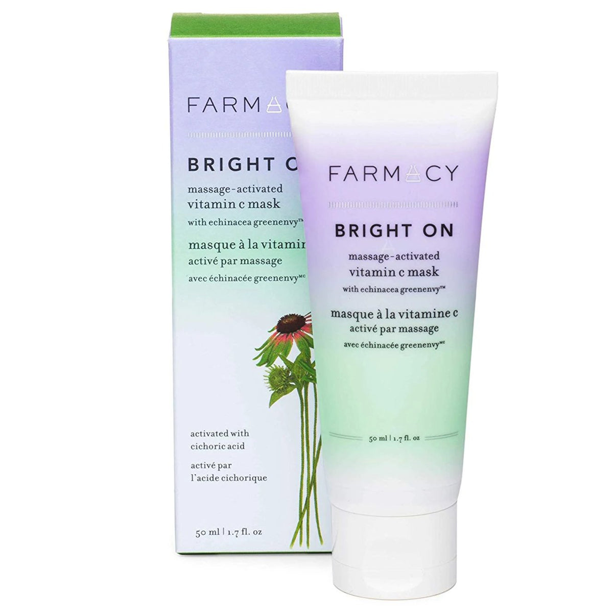 Bright On Massage Activated Vitamin C Mask Farmacy