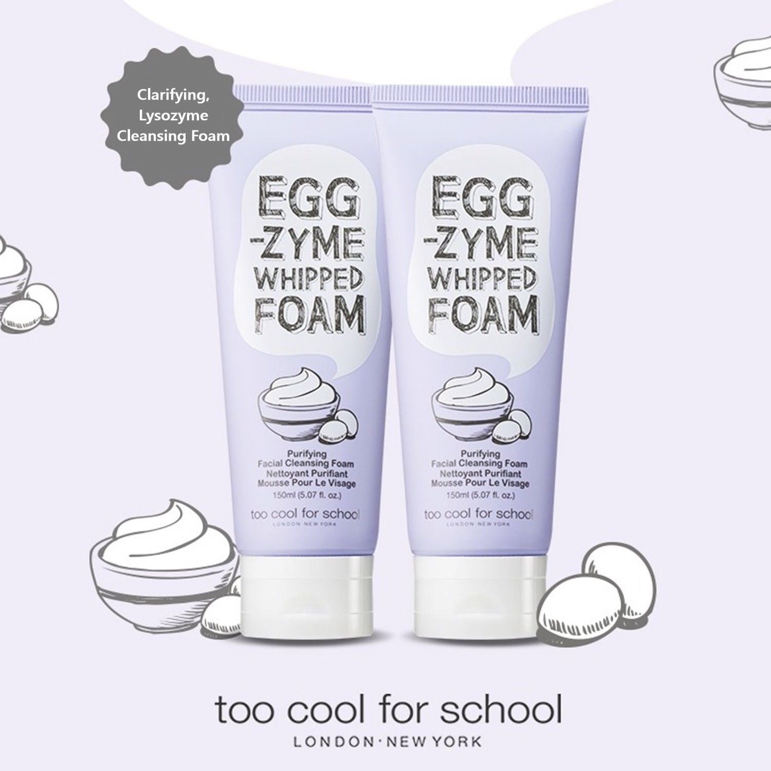 Egg-Zyme Whipped Foam Too Cool For School Detergenti & Struccanti