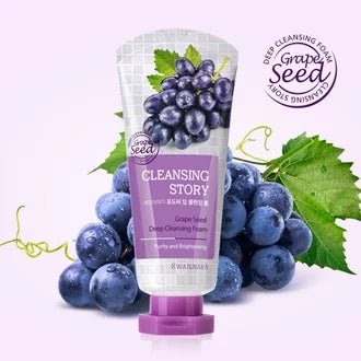 Grape Seed Deep Cleansing Foam Cleanser Welcos