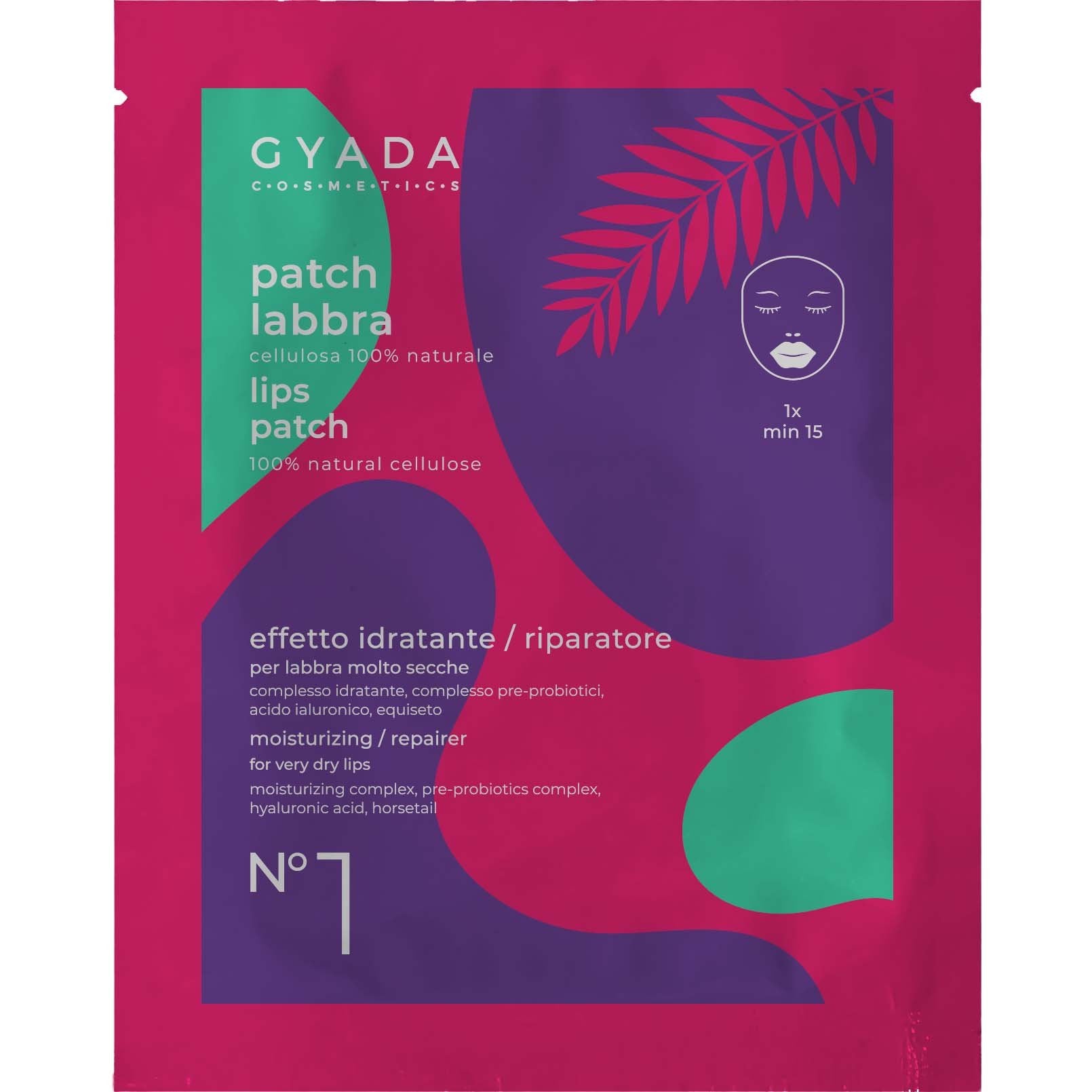 Patch Labbra Idratante Riparatore n.1 Gyada Cosmetics - NuvoleBlu