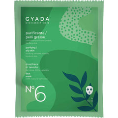 Maschera in Tessuto Purificante Pelli Grasse n. 6 Gyada Cosmetics - NuvoleBlu