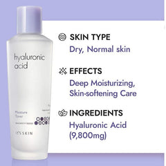 Hyaluronic Acid Moisture Toner It's Skin