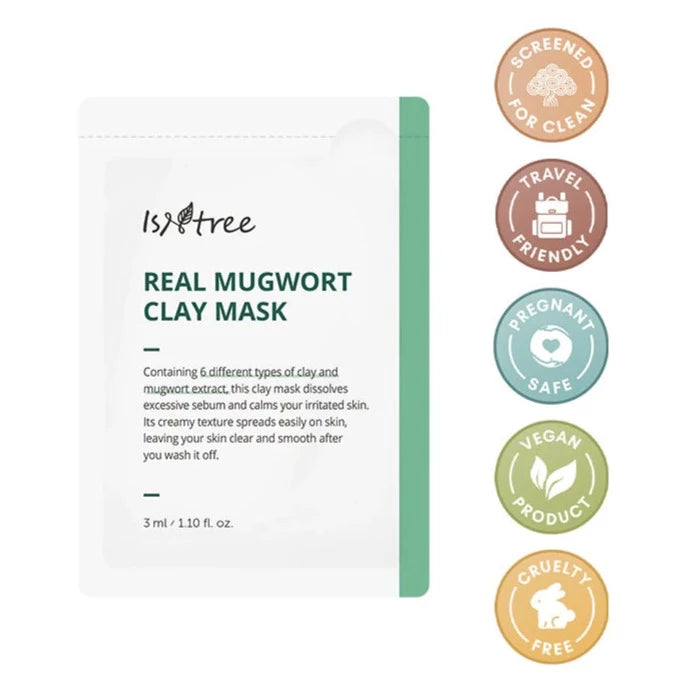 Real Mugwort Clay Mask Isntree (sample)