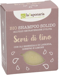 Shampoo Solido Ai Semi Di Lino La Saponaria