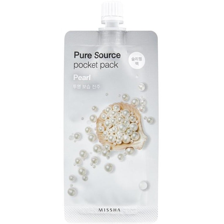 Pure Source Pocket Pack Pearl Missha (sleeping mask) - NuvoleBlu