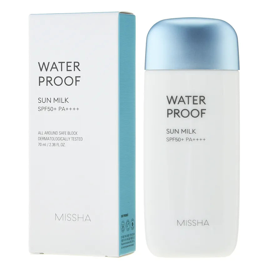 All Around Safe Block Water Proof Sun Milk SPF50+/PA++++ Missha - 70ml - NuvoleBlu