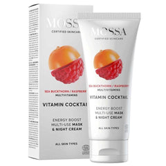Vitamin Cocktail Maschera Multiuso e Crema Notte Energy Boost Mossa - NuvoleBlu