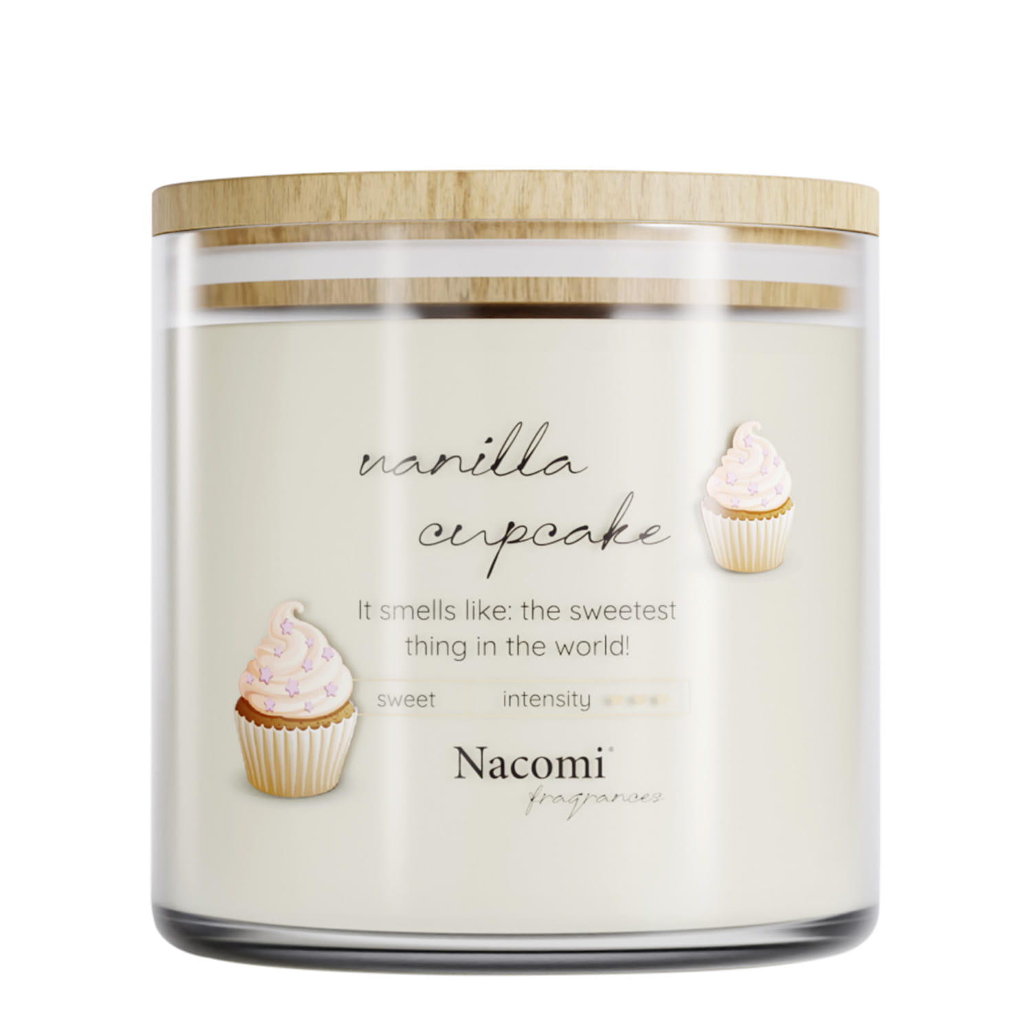 Candela di Soia Soy Candle Vanilla Cupcake Nacomi