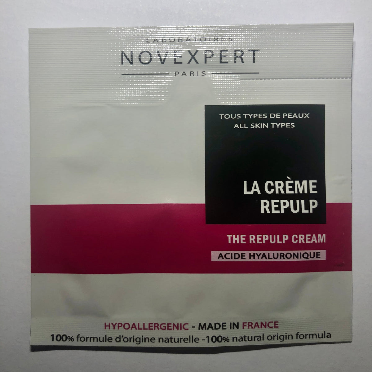 Acido Ialuronico - Crema Rimpolpante Repulp Novexpert (sample 1ml) - NuvoleBlu
