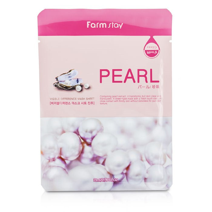 Pearl Visible Difference Mask Farmstay - NuvoleBlu