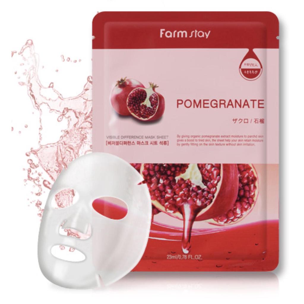 Pomegranate Visible Difference Mask Farmstay - NuvoleBlu