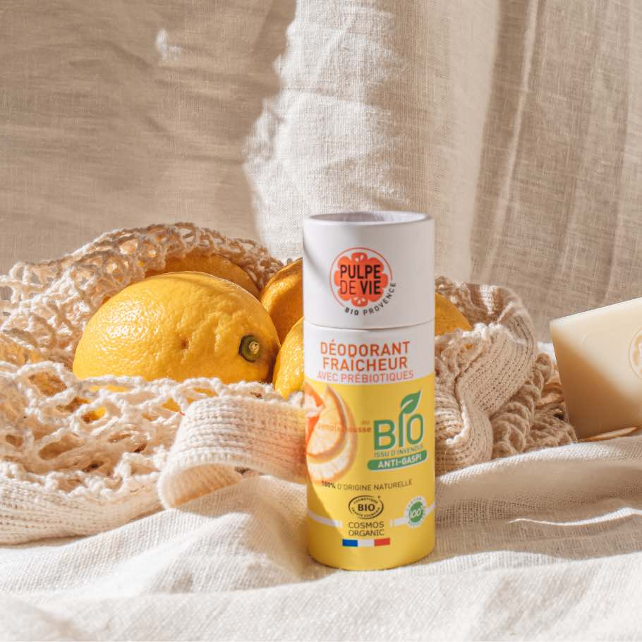 Deodorante Solido Fresco con Prebiotici e Pompelmo Pulpe de Vie - 55gr - NuvoleBlu