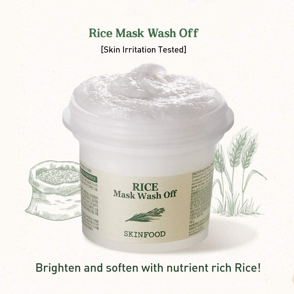Rice Mask Wash Off Skinfood (monodose) - NuvoleBlu