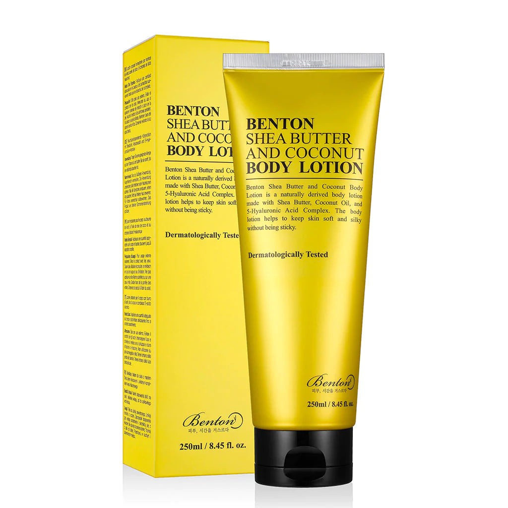 Shea Butter And Coconut Body Lotion Benton
