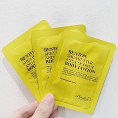 Shea Butter And Coconut Body Lotion Benton - sample