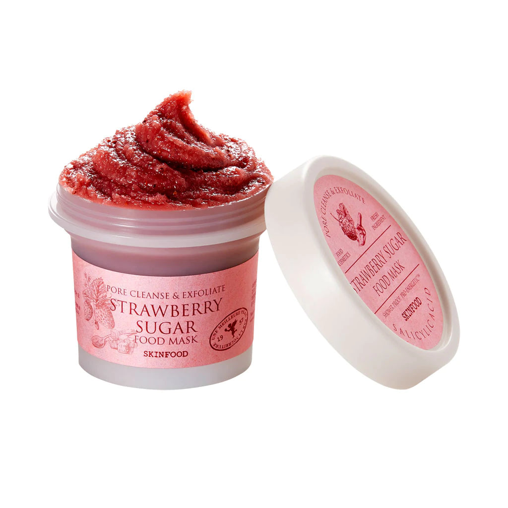 Strawberry Sugar Mask Skinfood - 120gr (esfoliante, rigenerante) - NuvoleBlu