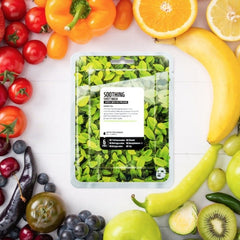 Superfood Salad for Skin Sheet Mask Green Tea Farmskin - NuvoleBlu