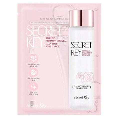 Starting Treatment Essential Mask Sheet Rose Edition Secret Key - 30ml - NuvoleBlu