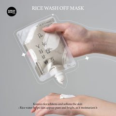 White Rice Wash Off Mask House of Dohwa 