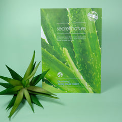 Soothing Aloe Mask Sheet Secret Nature - 25gr - NuvoleBlu