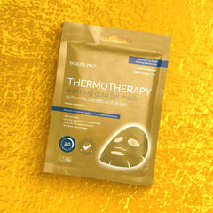 Warming Gold Foil Mask Con Acido Ialuronico e Q10 Beauty Pro - NuvoleBlu