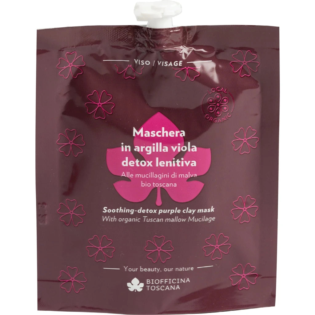 Maschera Argilla Viola Illuminante Biofficina Toscana