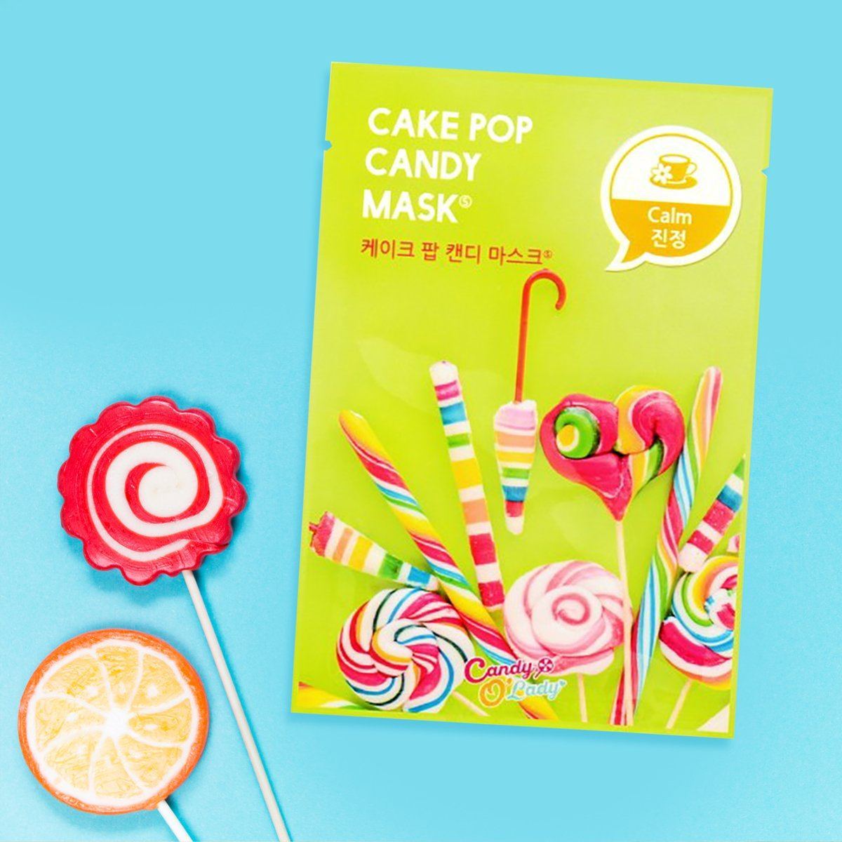 Cake Pop Candy Mask Calming Candy'o Lady