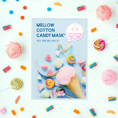 Mellow Cotton Candy Mask Moisturizing Candy'o Lady - NuvoleBlu