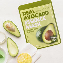 Real Avocado Essence Mask Farmstay - NuvoleBlu