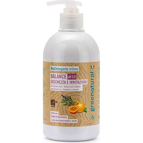 Balance - Bio Detergente Intimo Secchezza e Irritazioni Greenatural (500 ml) - NuvoleBlu