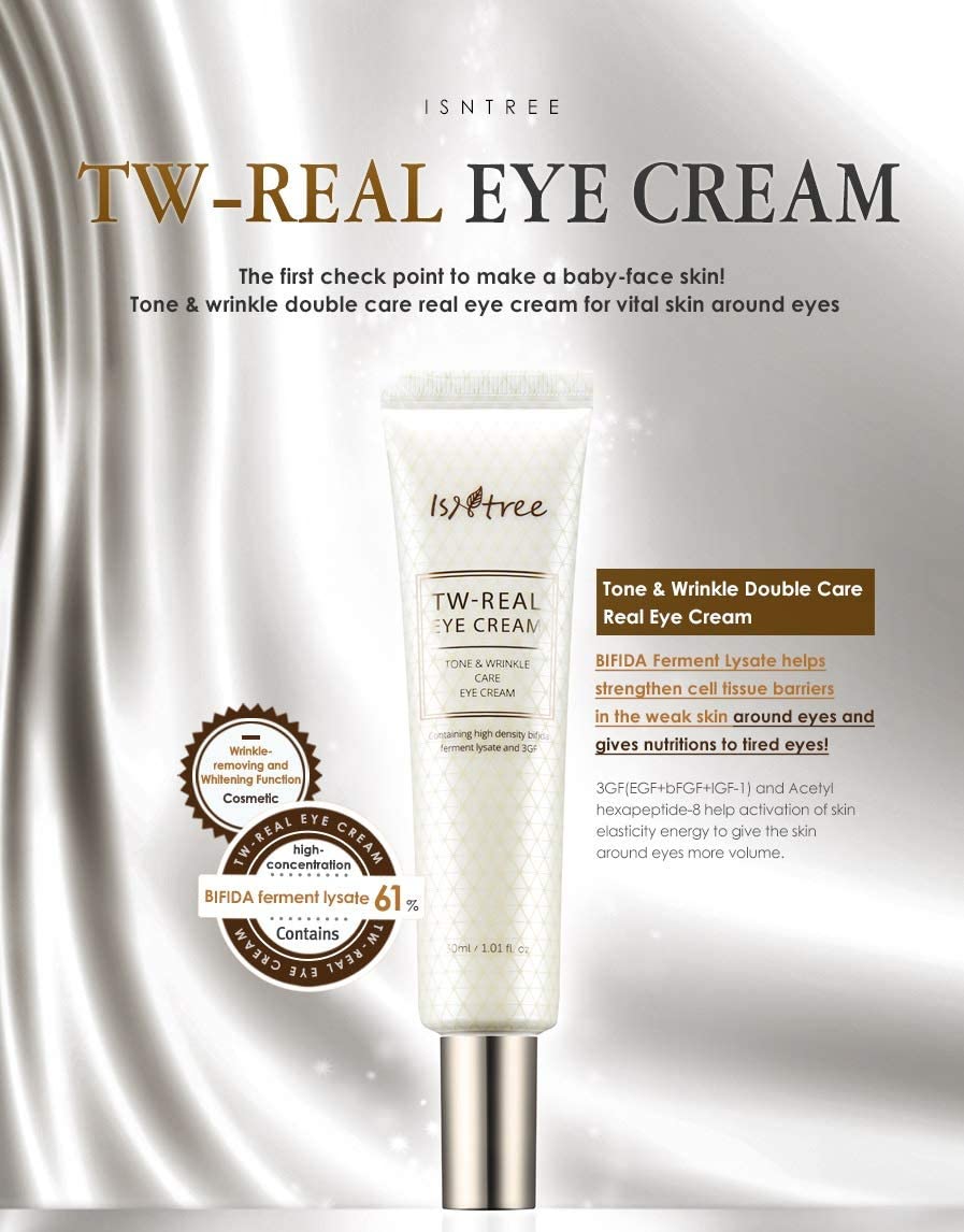 Contorno Occhi TW-Real Eye Cream Isntree - 30ml - NuvoleBlu