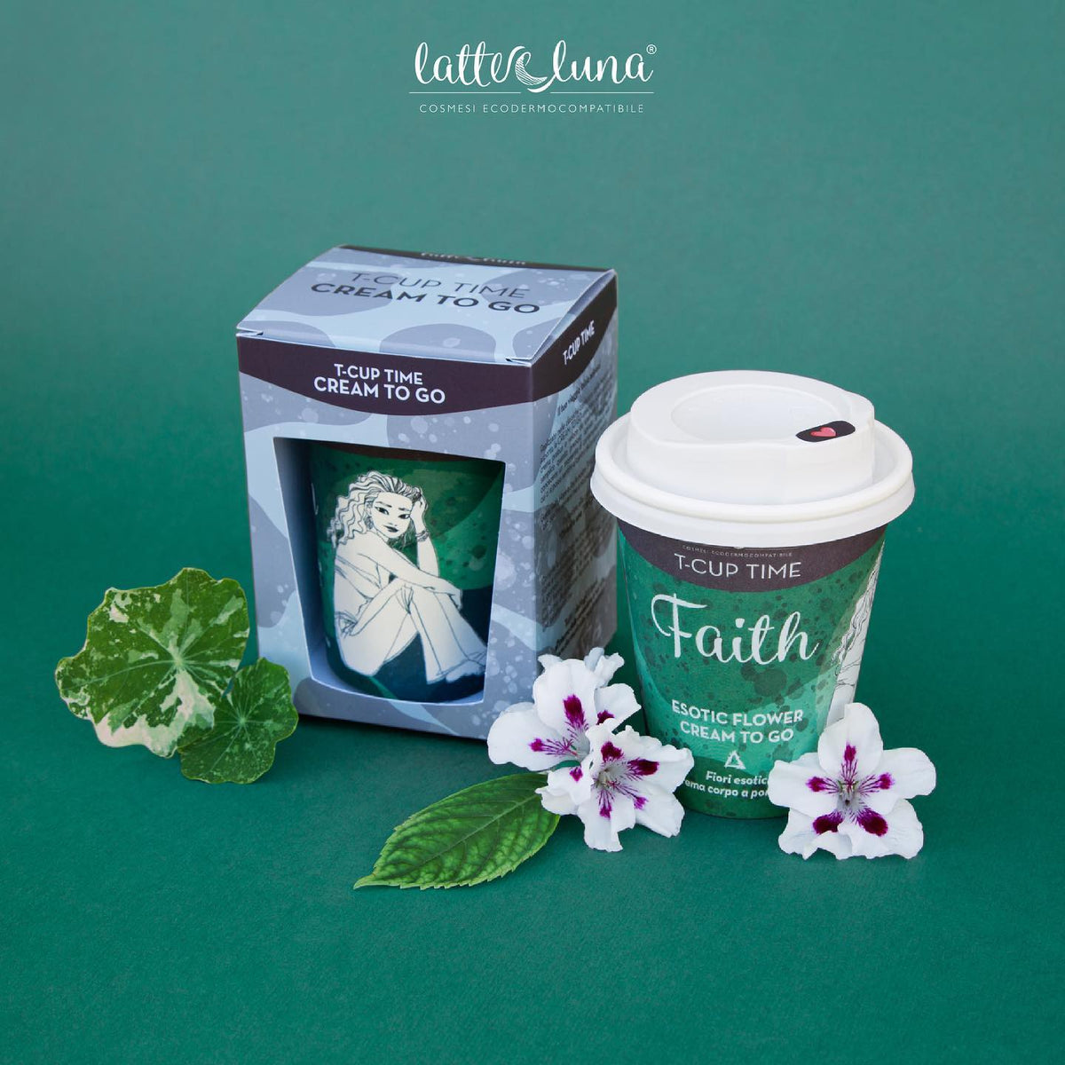 Crema Corpo Faith Cream To Go Latte & Luna - Fiori Esotici 