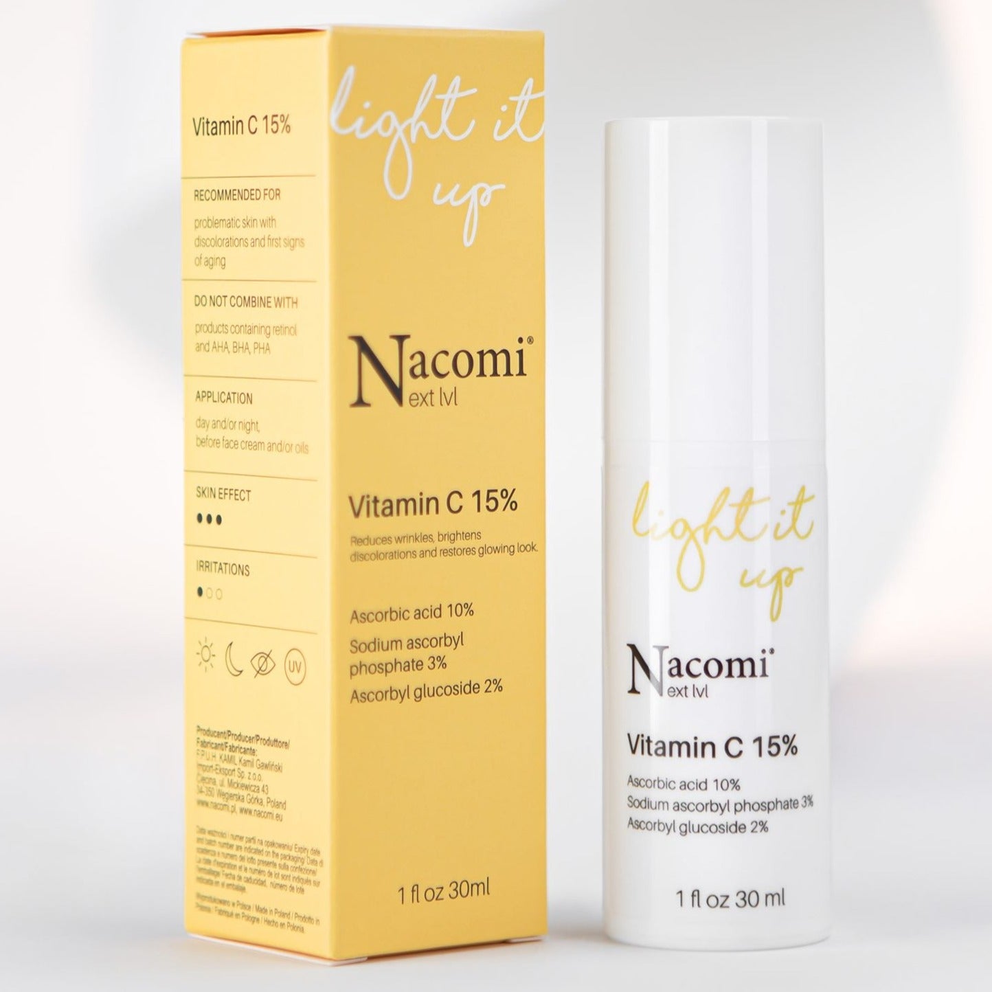 Siero Vitamina C 15% Light it Up Nacomi