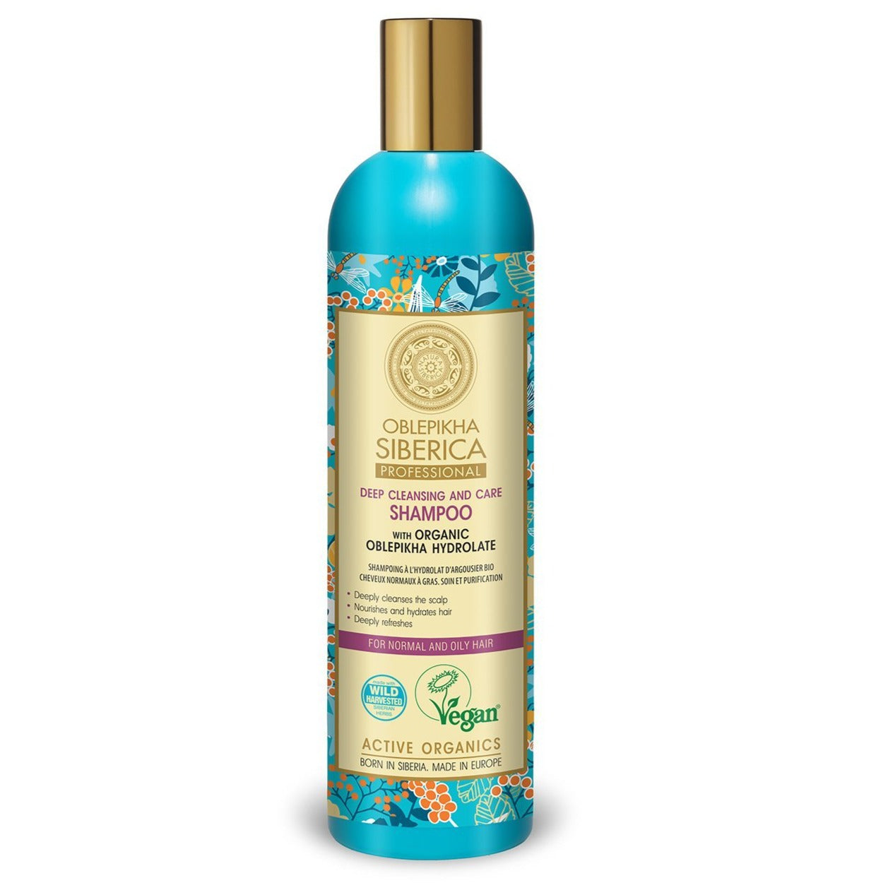 Shampoo Capelli Normali e Grassi con Olivello Spinoso Natura Siberica
