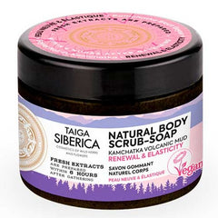 Natural Body Scrub-Soap Renewal & Elasticity Taiga Siberica - NuvoleBlu