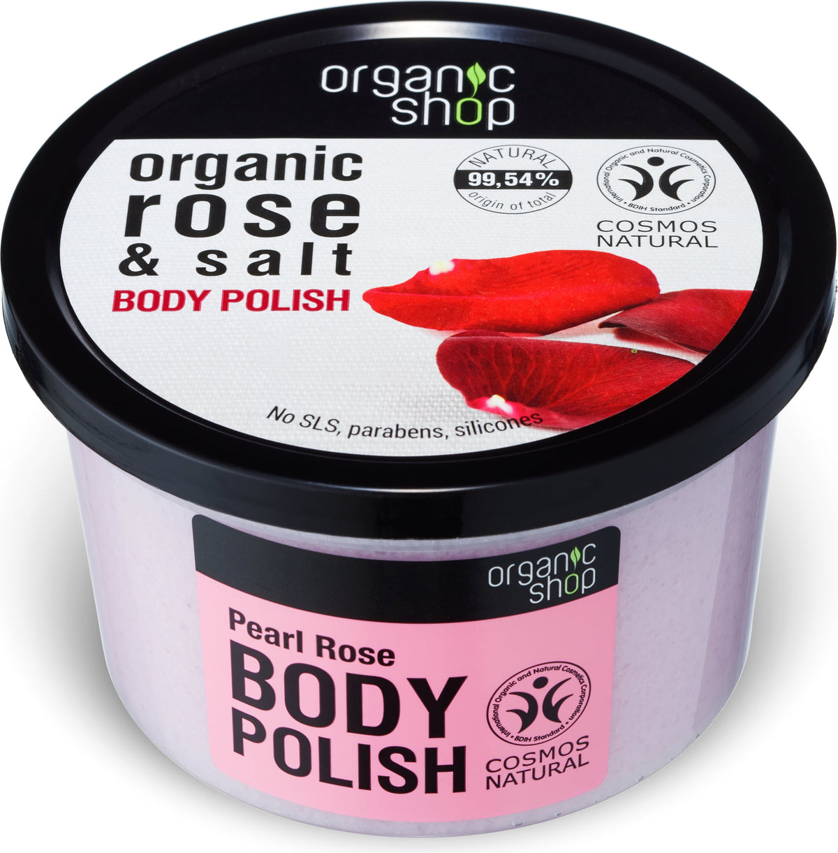 Scrub Corpo Rosa Organic Shop - NuvoleBlu