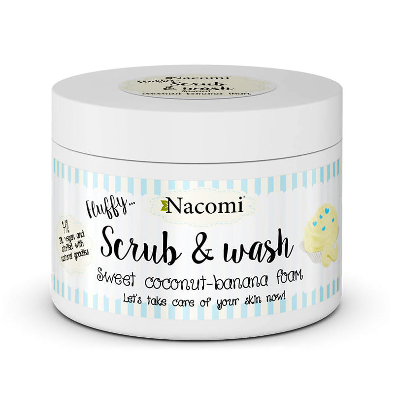 Scrub & Wash Banana e Cocco Nacomi - 180ml - NuvoleBlu