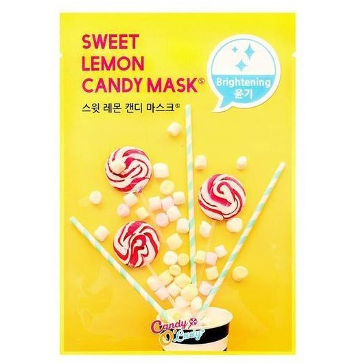 Sweet Lemon Candy Mask Brightening Candy'o Lady - NuvoleBlu